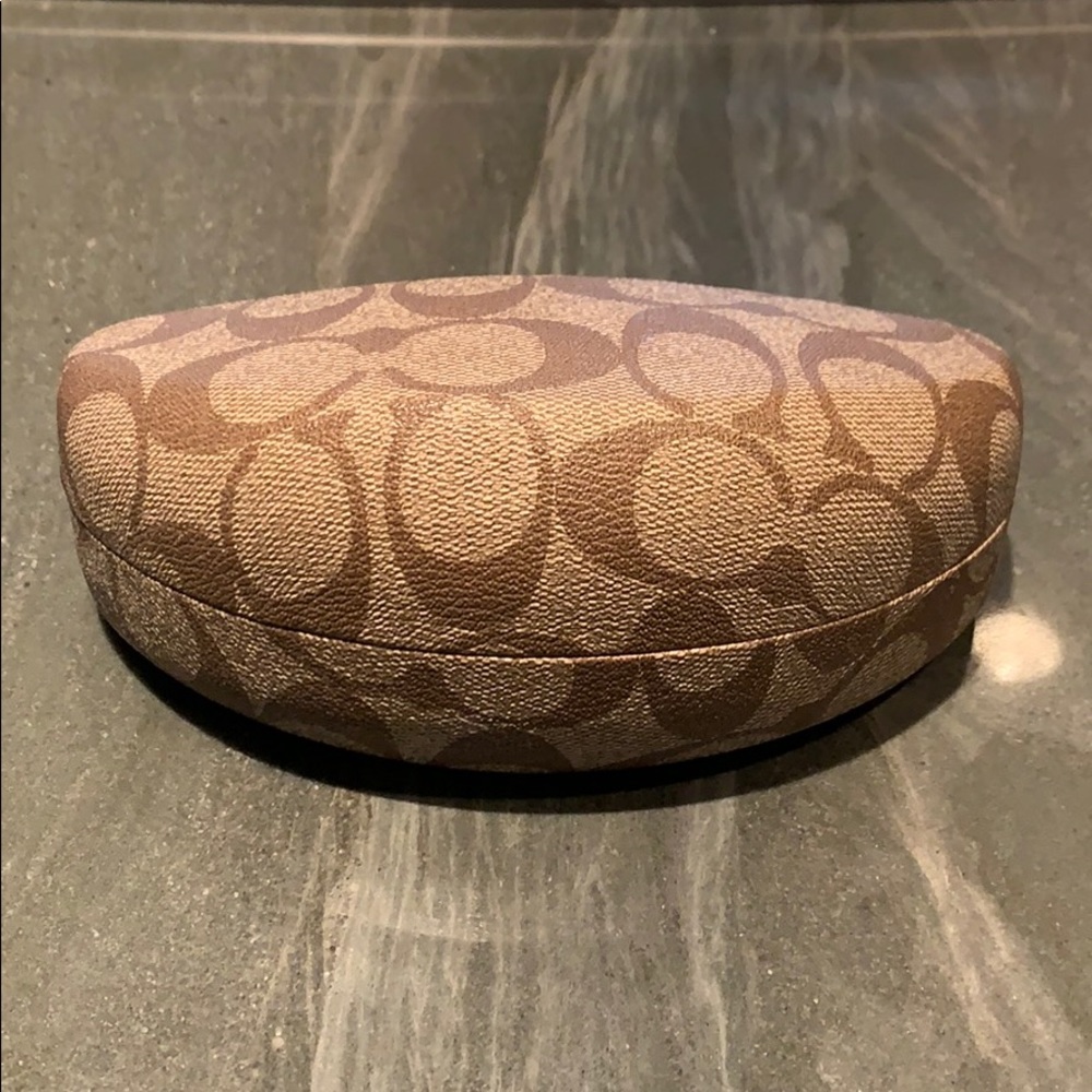 Coach clamshell sunglasses / glasses case